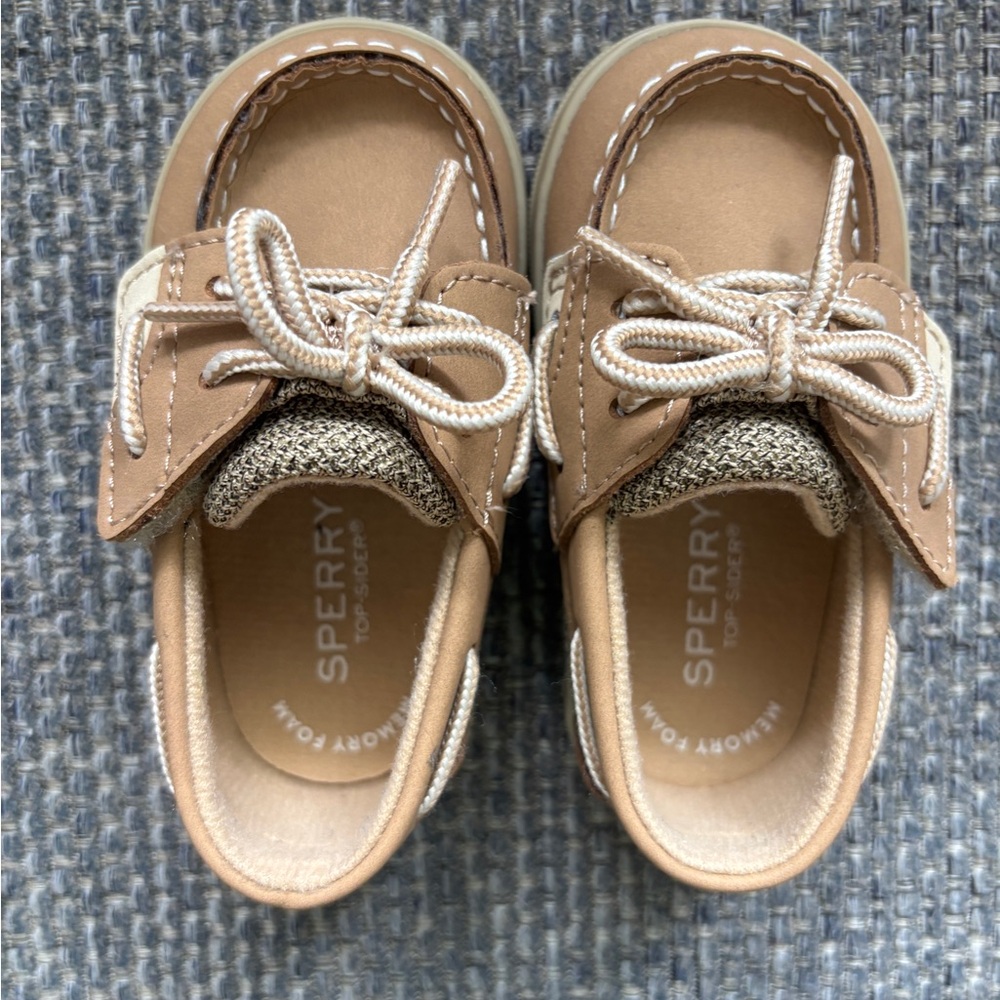 ⚓ Sperry Baby Boat Shoes | Brown | Size 3 | Classic Preppy Style!